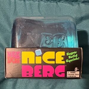 NeeDoh Nice Berg Super Solid Squish Toy - Blue